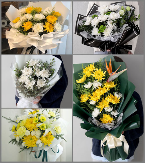 安徽宿州市砀山县砀城镇金山社区白事花束代送